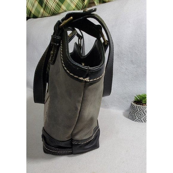 BOC Gray Dove & Black Cronton Vinyl Tote	Bag - Picture 10 of 16